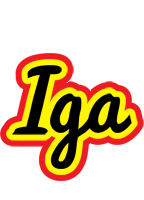 Iga flaming logo