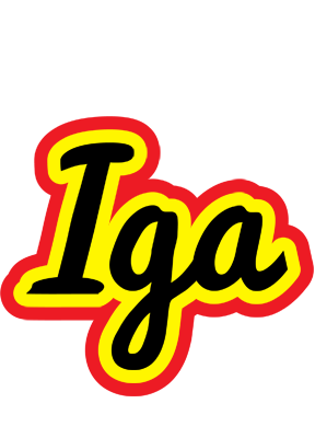 Iga flaming logo