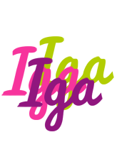 Iga flowers logo