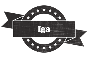 Iga grunge logo