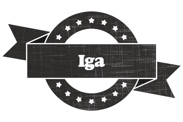 Iga grunge logo