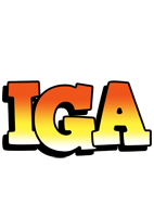 Iga sunset logo