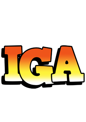 Iga sunset logo