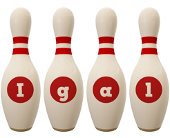 Igal bowling-pin logo