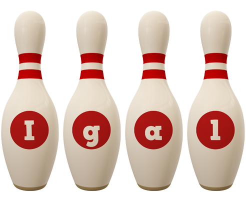 Igal bowling-pin logo