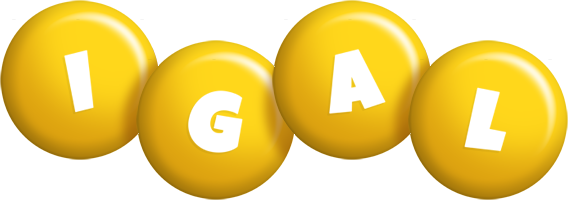 Igal candy-yellow logo