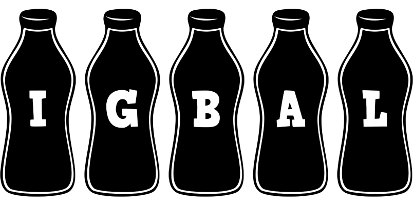 Igbal bottle logo
