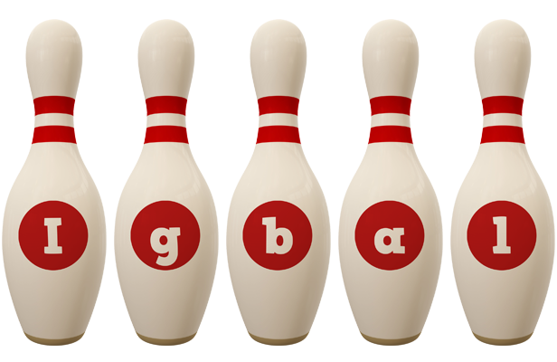 Igbal bowling-pin logo