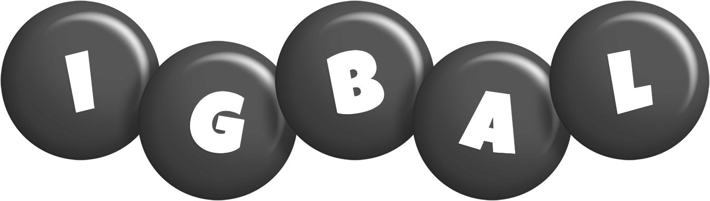 Igbal candy-black logo