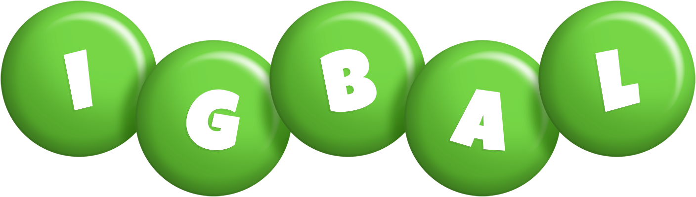 Igbal candy-green logo