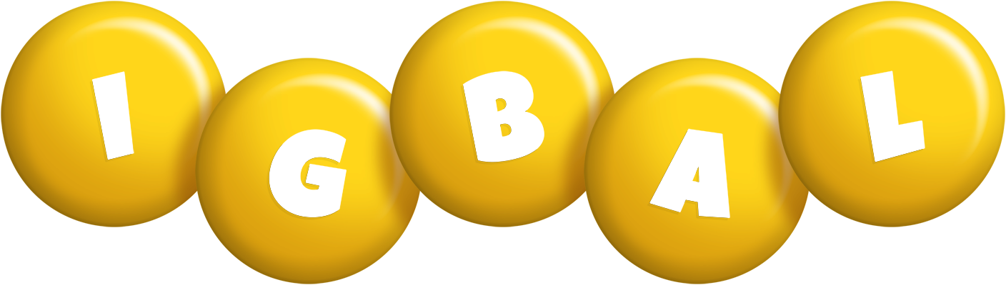 Igbal candy-yellow logo