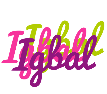 Igbal flowers logo