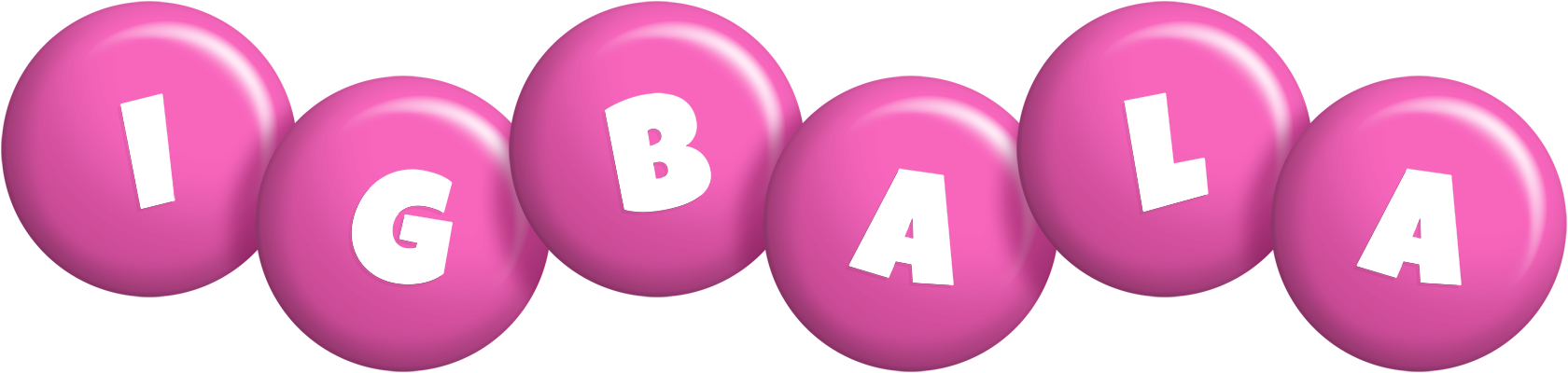 Igbala candy-pink logo