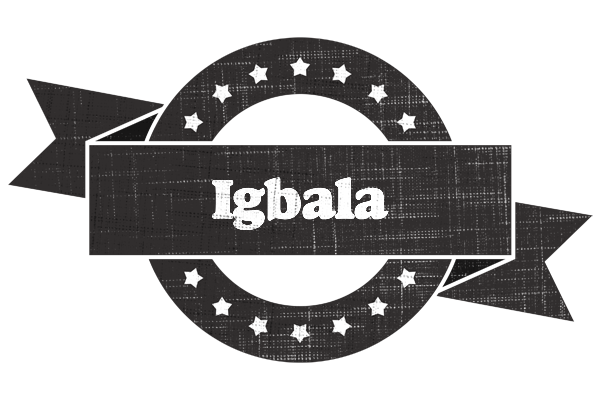 Igbala grunge logo