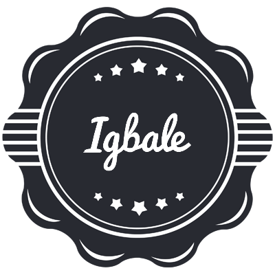 Igbale badge logo
