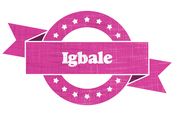 Igbale beauty logo