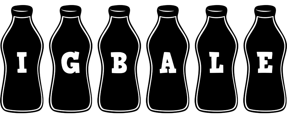 Igbale bottle logo