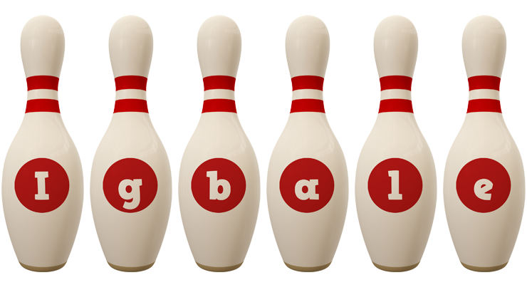 Igbale bowling-pin logo