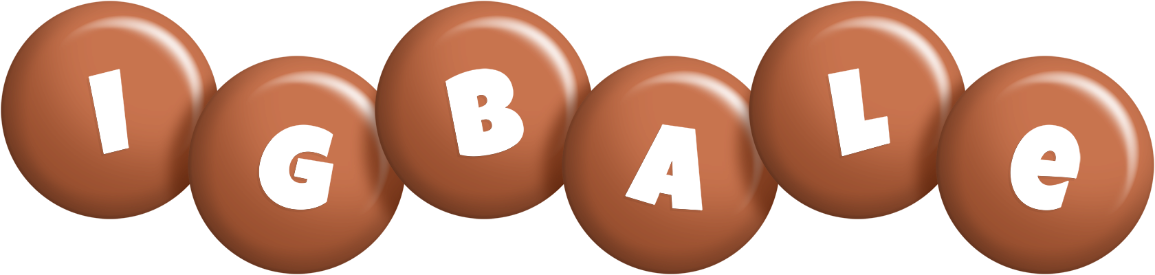 Igbale candy-brown logo