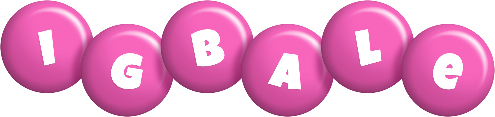 Igbale candy-pink logo