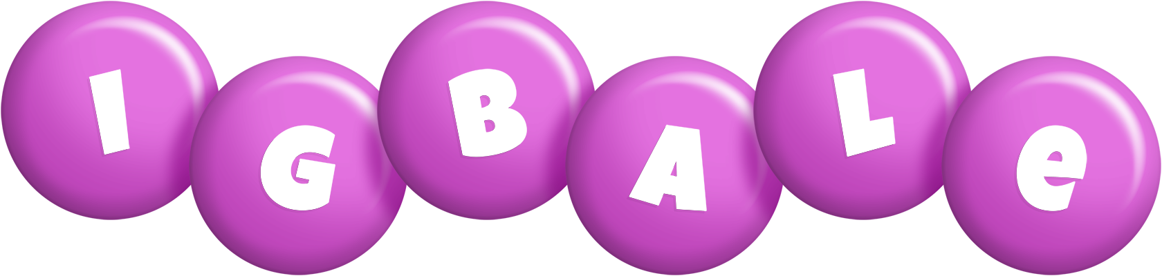 Igbale candy-purple logo