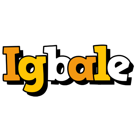 Igbale cartoon logo