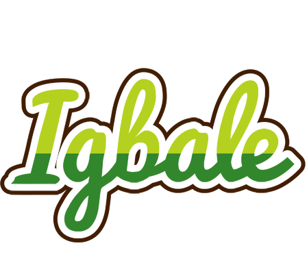 Igbale golfing logo