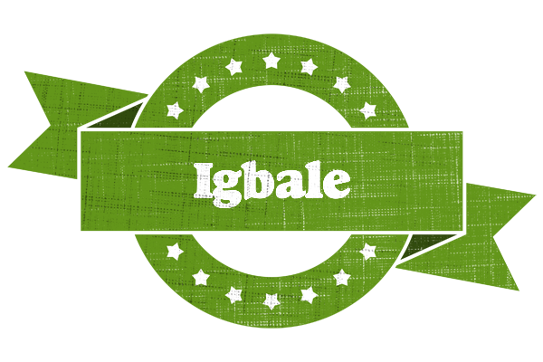 Igbale natural logo