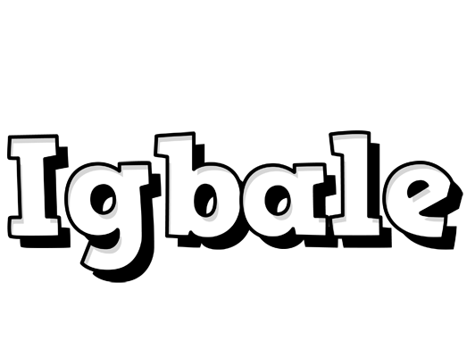 Igbale snowing logo