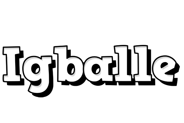 Igballe snowing logo