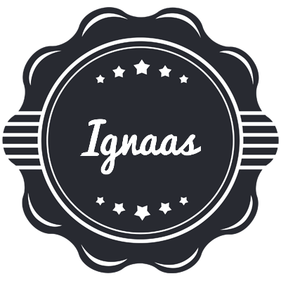 Ignaas badge logo