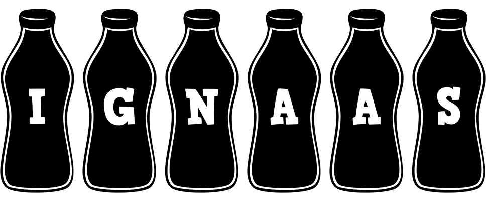 Ignaas bottle logo