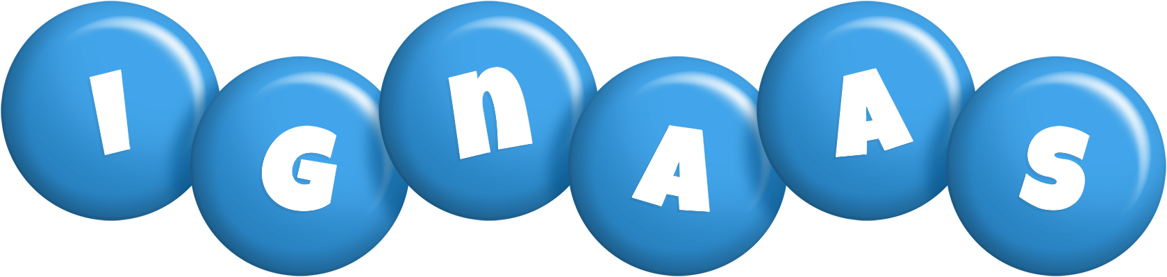 Ignaas candy-blue logo