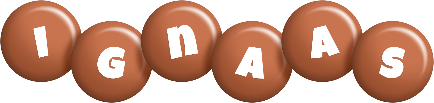 Ignaas candy-brown logo