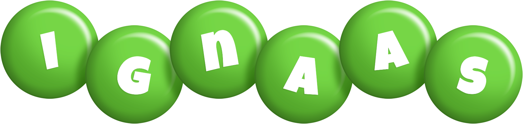 Ignaas candy-green logo