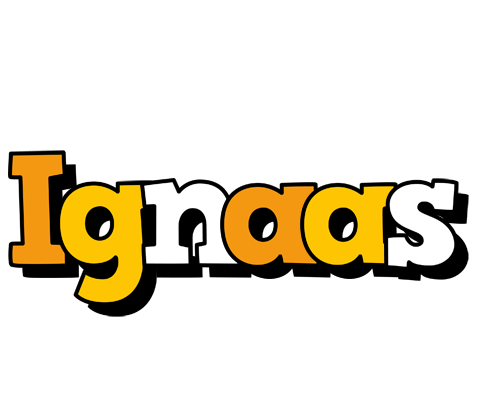 Ignaas cartoon logo