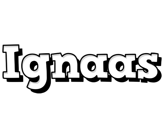 Ignaas snowing logo