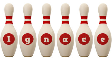 Ignace bowling-pin logo