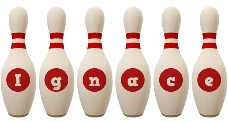 Ignace bowling-pin logo