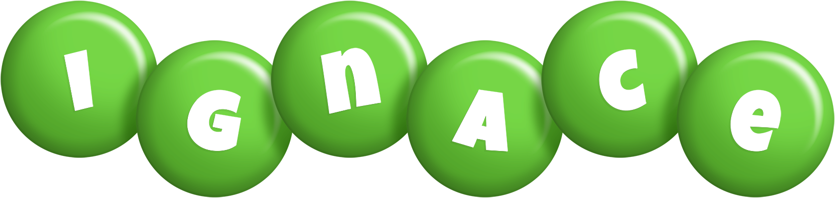 Ignace candy-green logo