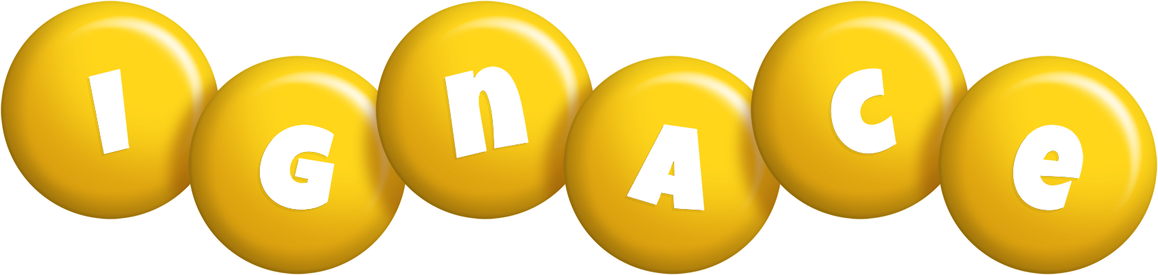 Ignace candy-yellow logo