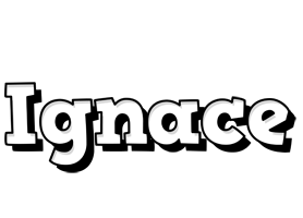 Ignace snowing logo