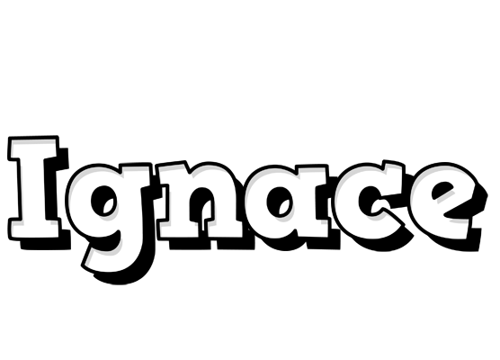Ignace snowing logo