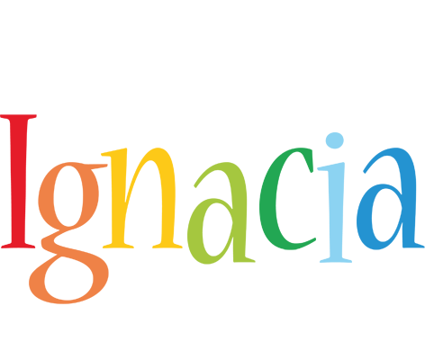 Ignacia birthday logo