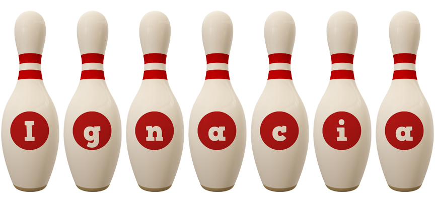 Ignacia bowling-pin logo