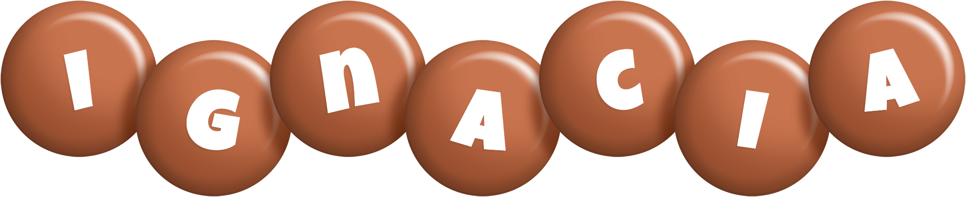 Ignacia candy-brown logo