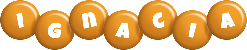 Ignacia candy-orange logo