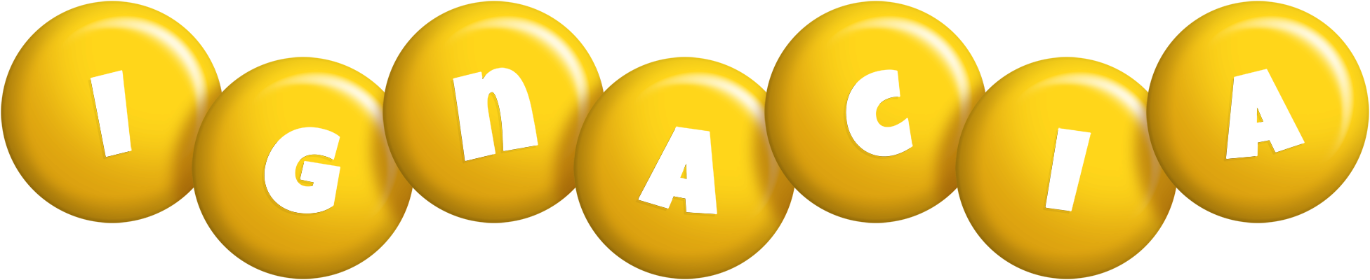 Ignacia candy-yellow logo
