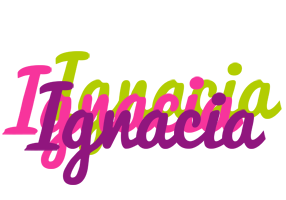 Ignacia flowers logo
