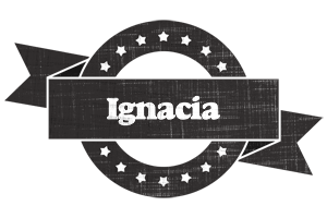 Ignacia grunge logo